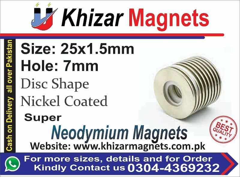 Heavy duty Neodymium magnets available in Pakistan 4