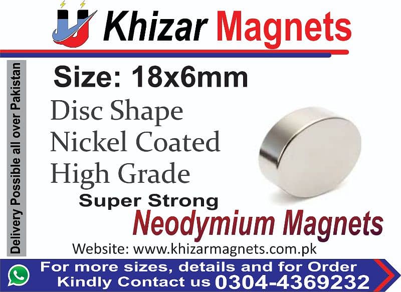 Heavy duty Neodymium magnets available in Pakistan 7