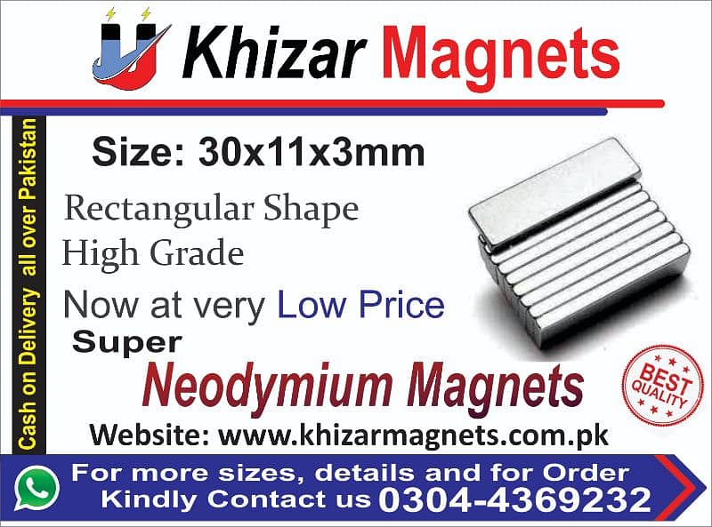 Heavy duty Neodymium magnets available in Pakistan 8