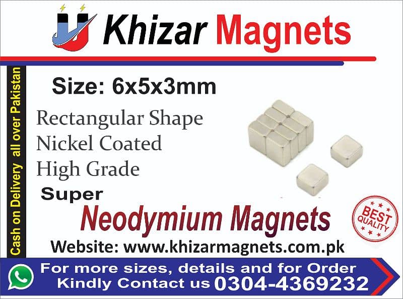 Heavy duty Neodymium magnets available in Pakistan 10