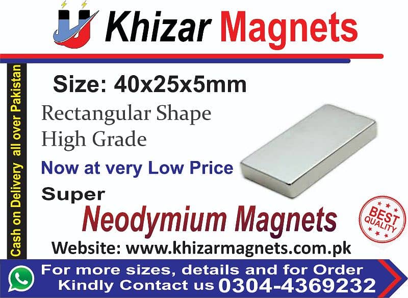 Heavy duty Neodymium magnets available in Pakistan 14