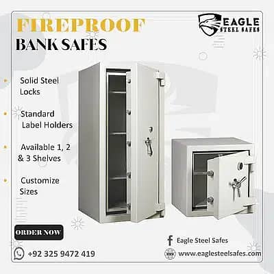 FIRE PROOF CABINET / GUN SAFES / BIOMETRIC SAFE LOCKS / CASH LOCKER 4