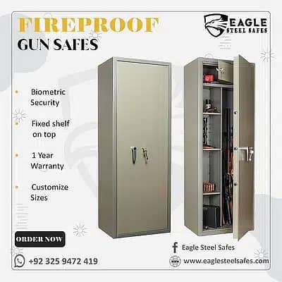 FIRE PROOF CABINET / GUN SAFES / BIOMETRIC SAFE LOCKS / CASH LOCKER 6