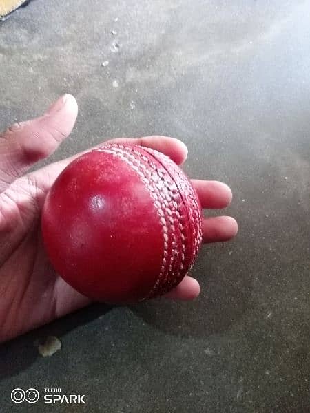 Cricket bat and hard ball 3