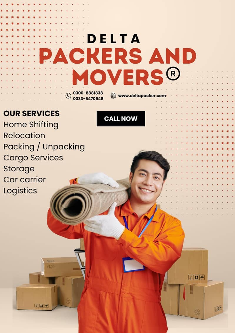 Delta Packers and Movers, Home Shifting, Relocation, Cargo, Courier 2