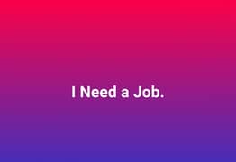 Need a job in rawalpindi islamabad urgently