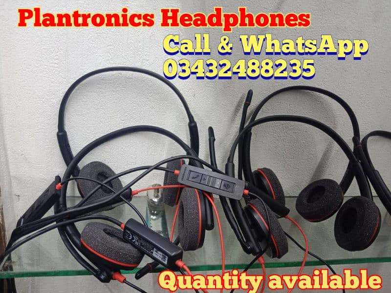 Logitech H 390 usb headphones with mic call center Plantronics jabra 18