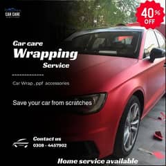 Red candy car wrap paper