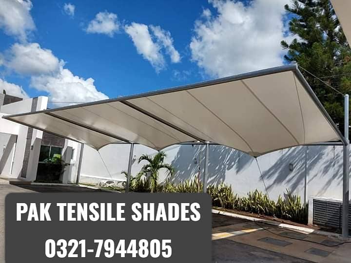 Tensile shades / car parking shades / shades / sheds / porch sheds 13