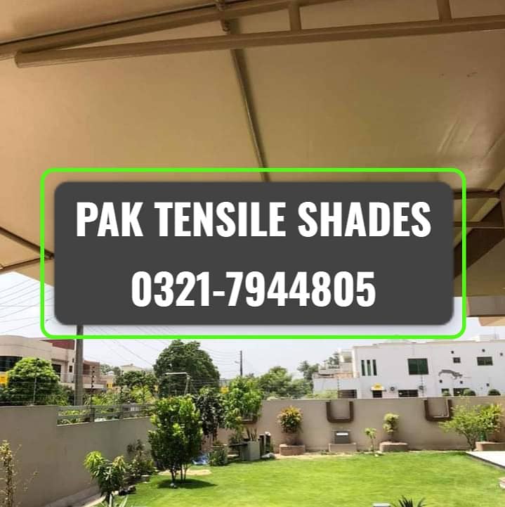 Tensile shades / car parking shades / shades / sheds / porch sheds 3