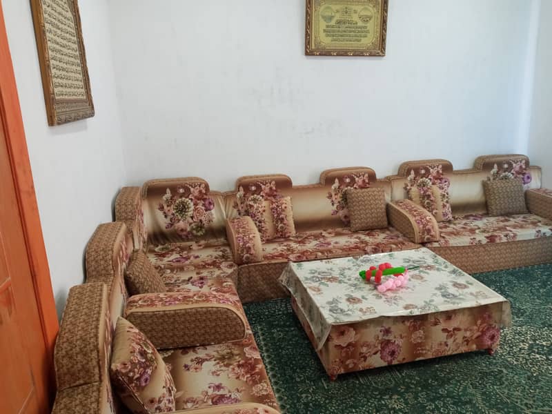 Sofa set for Sale: Only 40 Thousand Rupees, Location: Naval Anchorage, 5