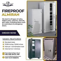 FIRE PROOF ALMIRAH,STEEL SAFES,FIREPROOF CABINETS,OFFICE CABINETS,