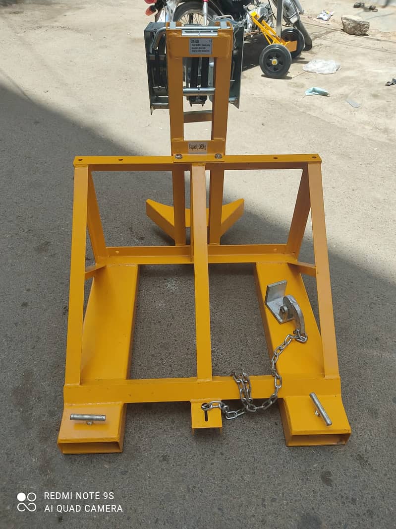 fork lift attachment for drums,fork lift extention for drum lifter 10