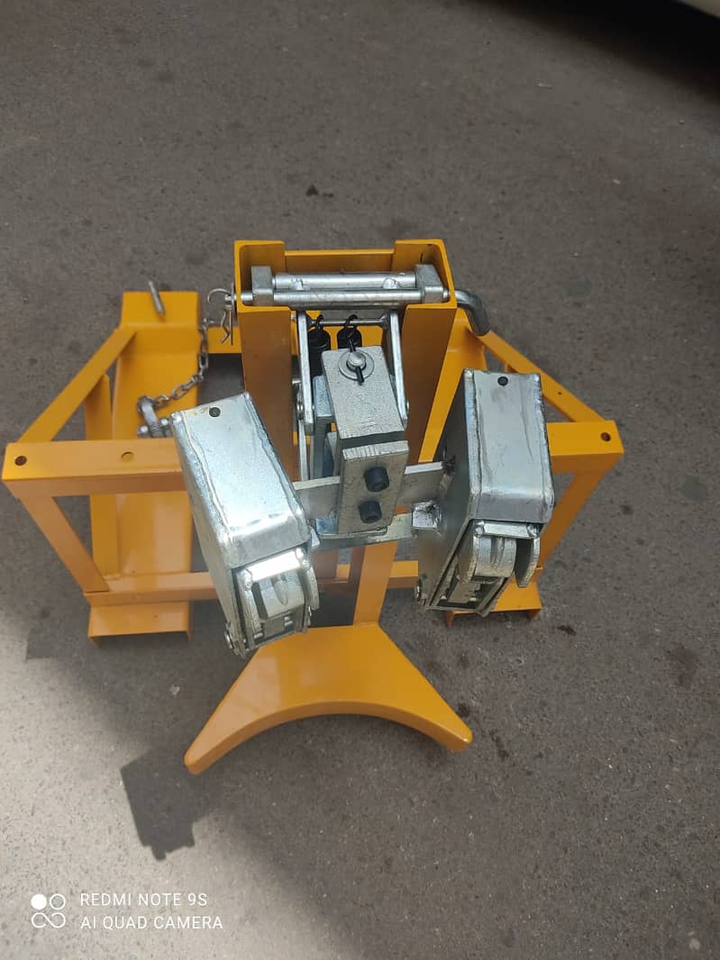 fork lift attachment for drums,fork lift extention for drum lifter 12