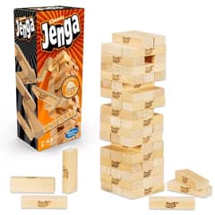 Jenga Wooden Stacking Tower Game – 48 PCS 0