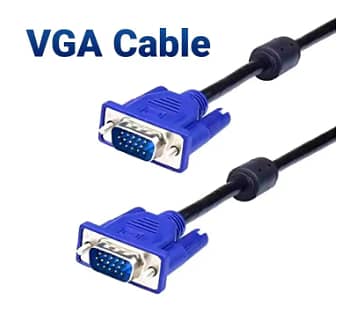 VGA Cable Male to Male For Monitor PC Computer 0