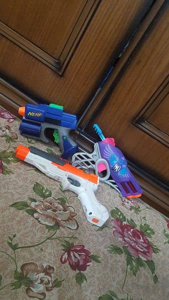 Different Toy Guns And Different Toys 1
