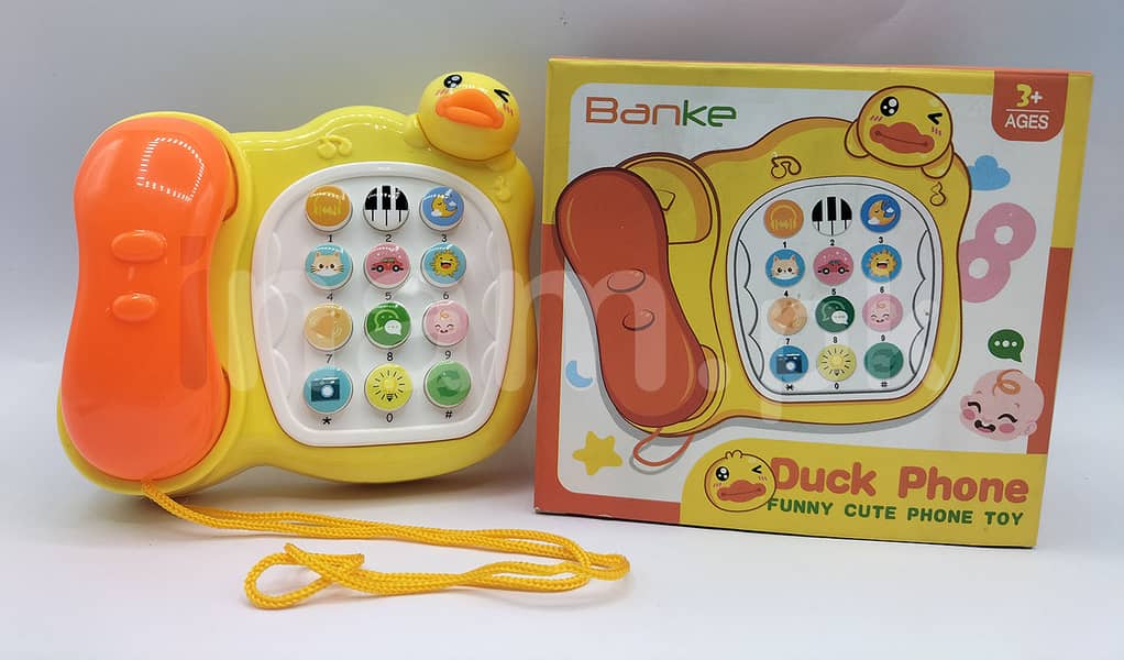 Duck Funny Phone Toy Baby Kids Mobile 0