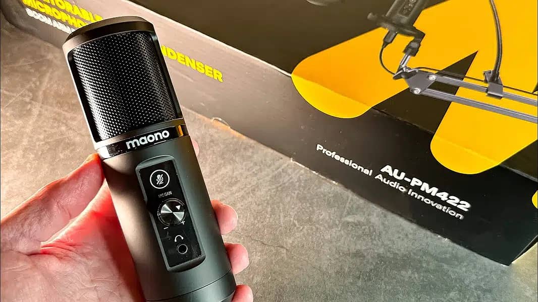 Professional voiceover podcasting Mic,Maono pm422 Recording Microphone 5