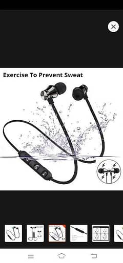 Magnetic wireless ear phone bluetooth stereo sport waterproof Earbuds