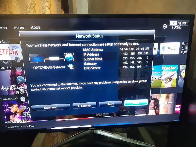Samsung smart led tv original ua46f6400 6