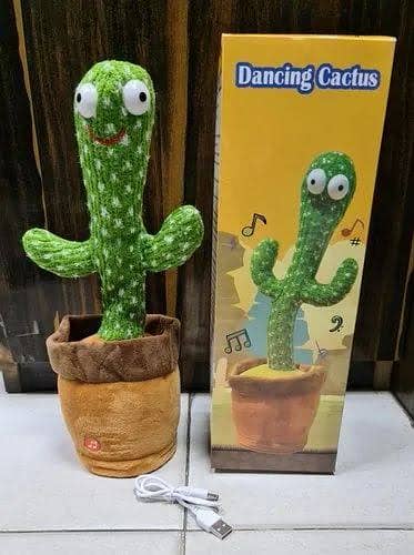 New) Rechargeable Dancing Cactus Toy Talking Toy's For Kid's 2