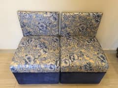 2 chairs / settee solid wood for 15,000