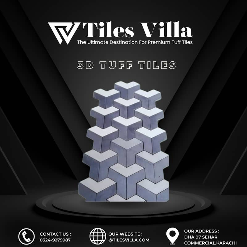 Tuff Tiles / Parking Tiles / Ramp Tiles / Car Porch Tiles / 3D Tough 0