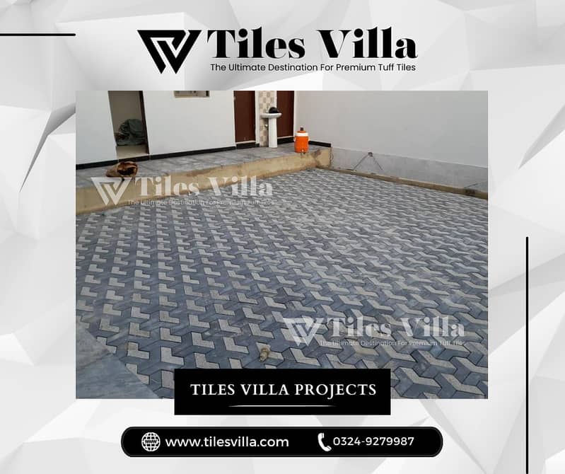 Tuff Tiles / Parking Tiles / Ramp Tiles / Car Porch Tiles / 3D Tough 4