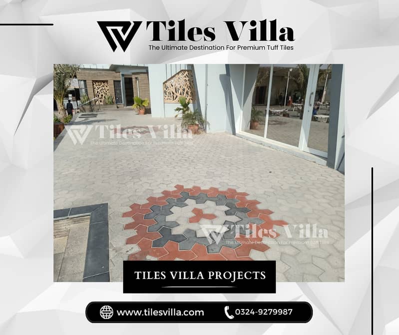 Tuff Tiles / Parking Tiles / Ramp Tiles / Car Porch Tiles / 3D Tough 7