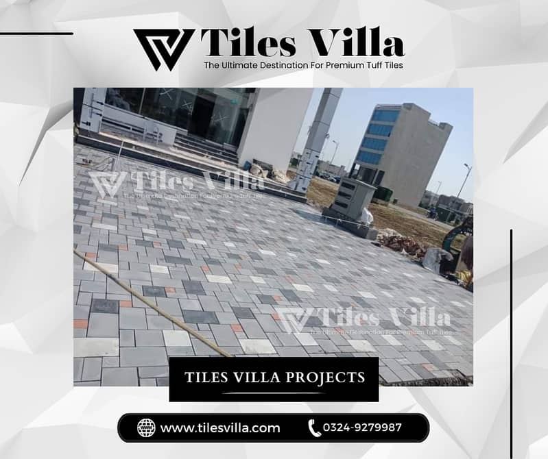 Tuff Tiles / Parking Tiles / Ramp Tiles / Car Porch Tiles / 3D Tough 10
