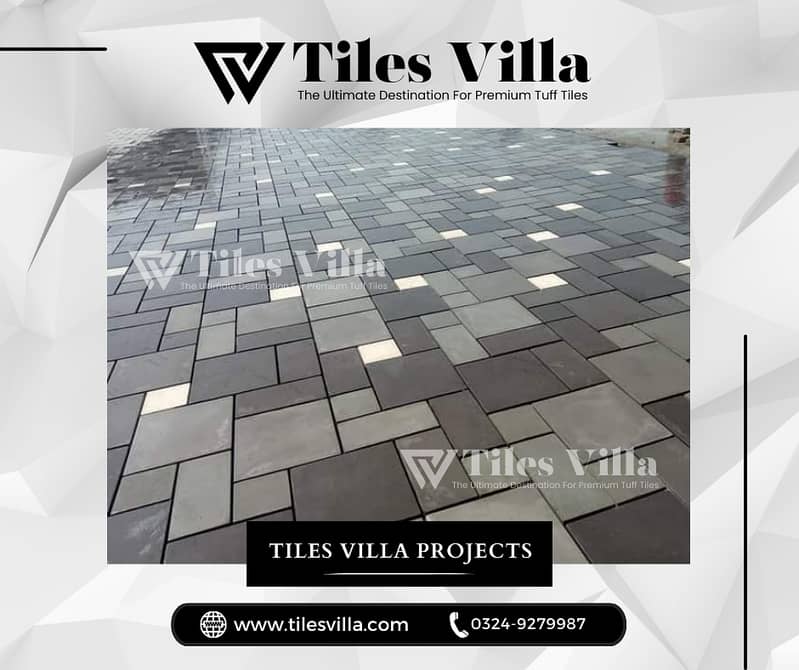 Tuff Tiles / Parking Tiles / Ramp Tiles / Car Porch Tiles / 3D Tough 11