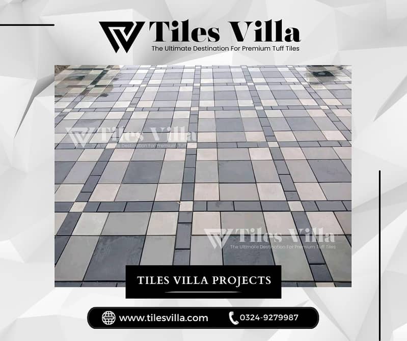 Tuff Tiles / Parking Tiles / Ramp Tiles / Car Porch Tiles / 3D Tough 12
