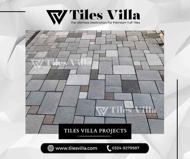 Tuff Tiles / Parking Tiles / Ramp Tiles / Car Porch Tiles / 3D Tough 14