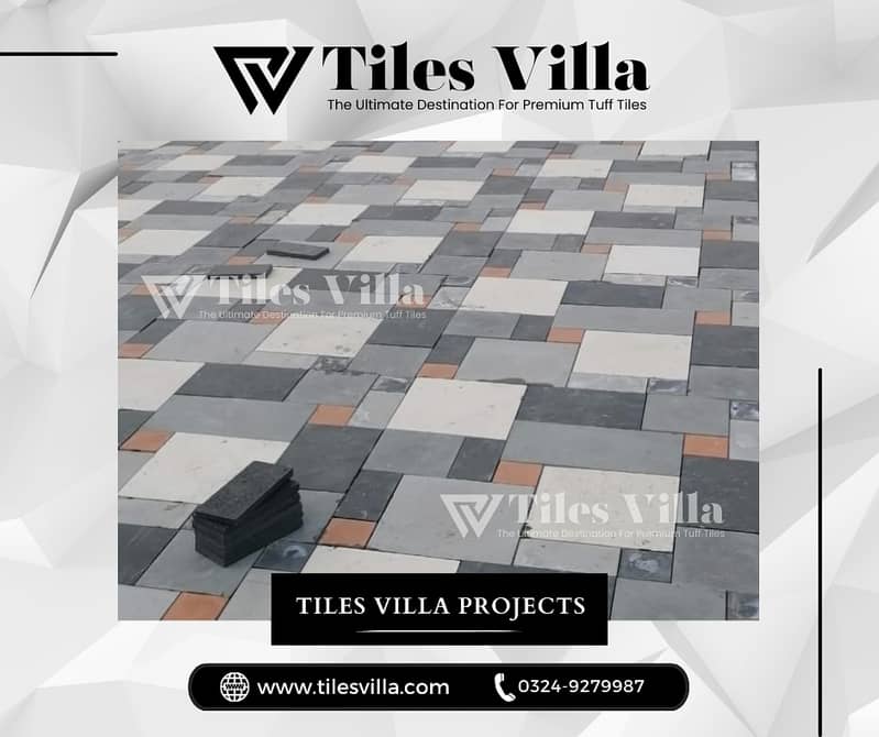Tuff Tiles / Parking Tiles / Ramp Tiles / Car Porch Tiles / 3D Tough 16