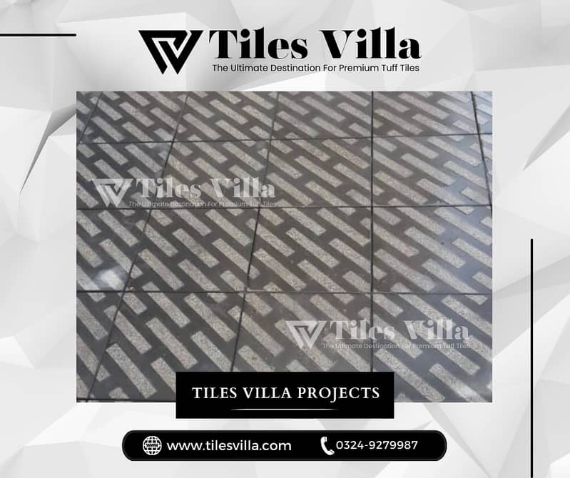 Tuff Tiles / Parking Tiles / Ramp Tiles / Car Porch Tiles / 3D Tough 18