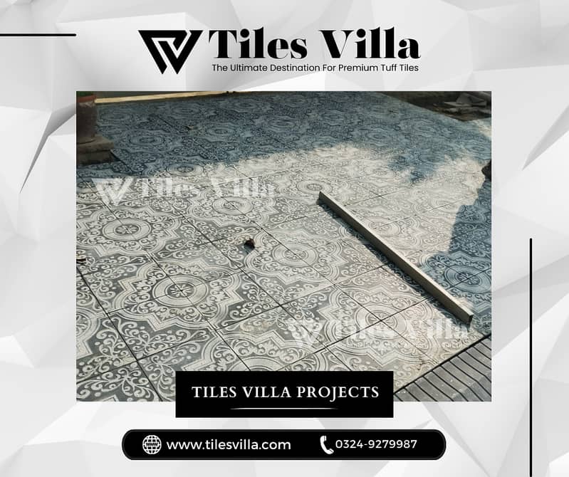 Tuff Tiles / Parking Tiles / Ramp Tiles / Car Porch Tiles / 3D Tough 19