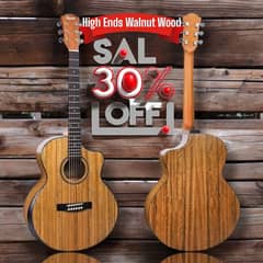 Tayste- Walnut wood Professional Guitar, acoustic guitar 0