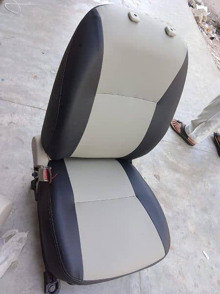 Leather Car Seats Covers Matting - Alto Mira Picanto Cultus Wagon R 5
