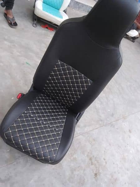 Leather Car Seats Covers Matting - Alto Mira Picanto Cultus Wagon R 7
