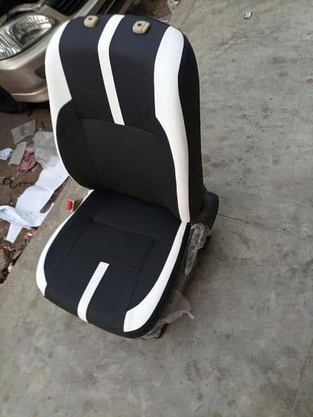 Leather Car Seats Covers Matting - Alto Mira Picanto Cultus Wagon R 13