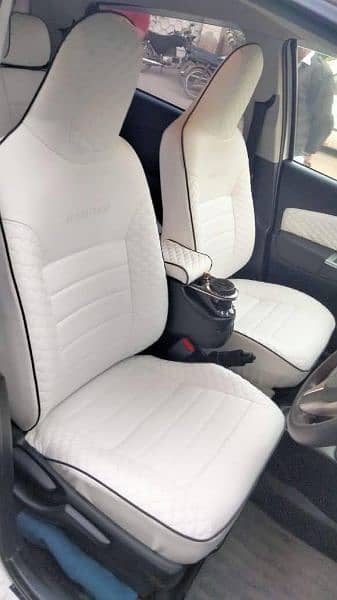 Leather Car Seats Covers Matting - Alto Mira Picanto Cultus Wagon R 14