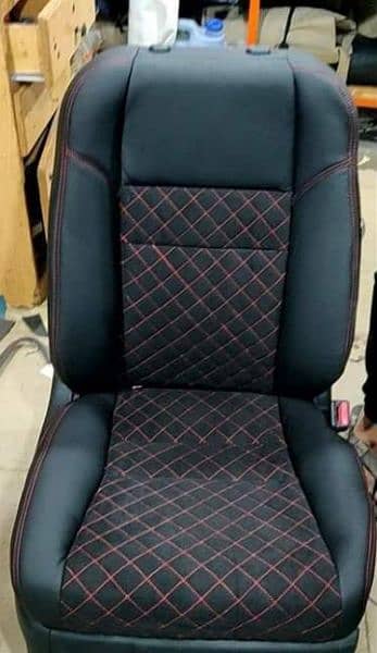 Leather Car Seats Covers Matting - Alto Mira Picanto Cultus Wagon R 16