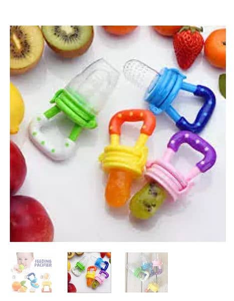 Pack Of 2 Fruit Pacifier
| Silicone Baby Toothbrush U Shaped 360 Degre 1