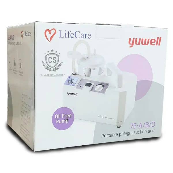 Portable Phlegm suction Machine Lifecare / Yuwell 7E-A/B/D 0