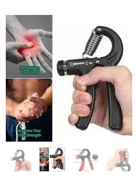 siliconTummy Trimmer Exercise Kit

| Adjustable Hand Grip Strengthener 5