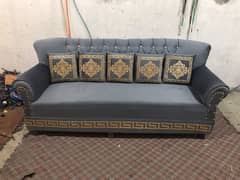 sofa set / 5 seater sofa set / wooden sofa set / versace sofa set 0