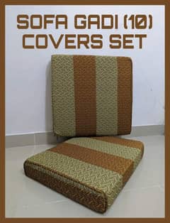 Sofa Gaddi Cover, 10 pcs Set 0