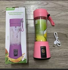 Portable And Rechargeable Battery Juicer & Blender, Free delivery i