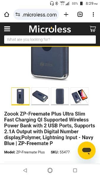 zoook freemate ultra slim 10000mah wireless power bank 8